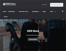 Tablet Screenshot of ndrstore.com